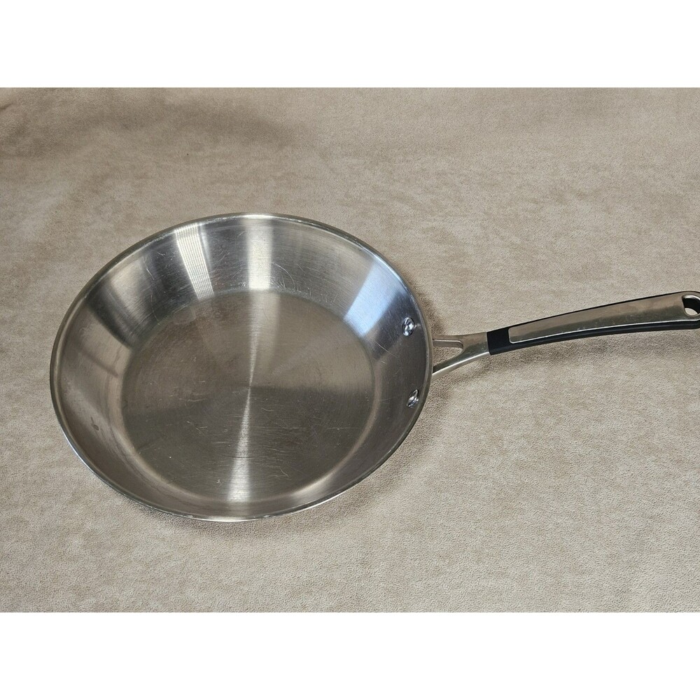 Calphalon Stainless Steel 10" Skillet Frying Pan #1390 Heavy 25CM